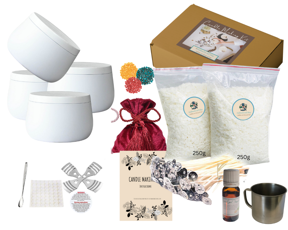 Designer Candle Making Kit with a Romantic Flare