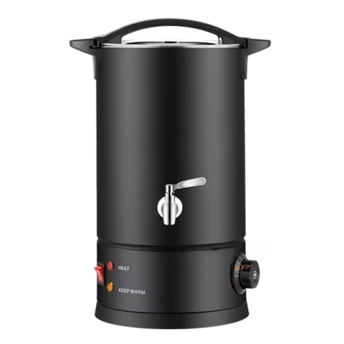 BLACK URN 35L BLACK Double Walled Black Wax Melter for Candle Making DEMO