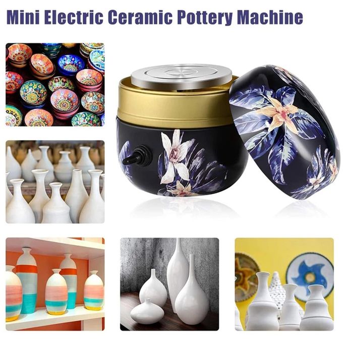 Mini Pottery Wheel with Adjustable Speed and forward & backward rotation