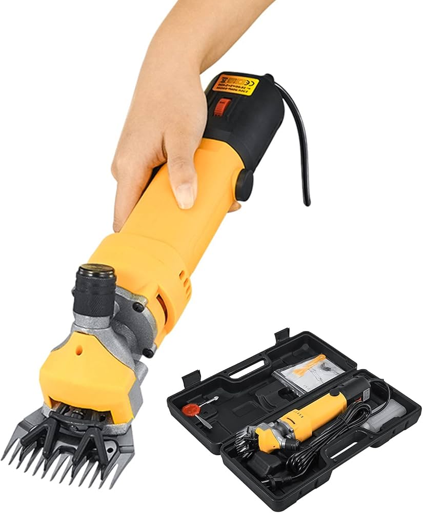 850W Sheep Shears with 13 Teeth, 6 Speeds and 2800rpm/minute includes 100ml oil