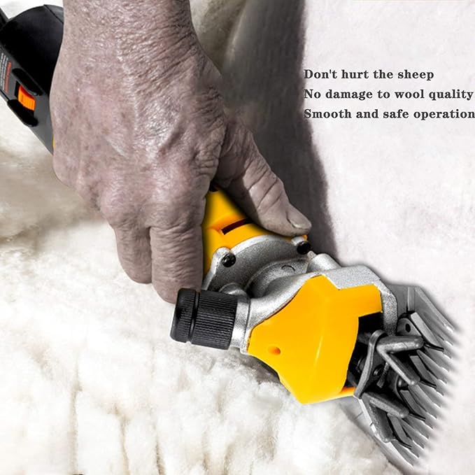850W Sheep Shears with 13 Teeth, 6 Speeds and 2800rpm/minute includes 100ml oil