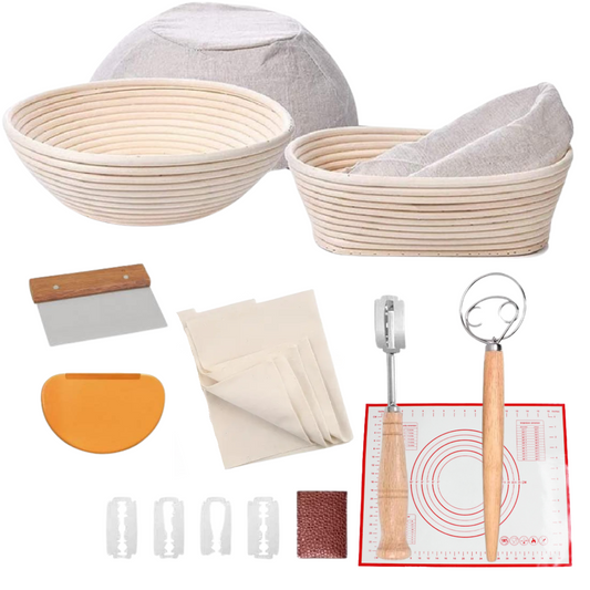 The Ultimate Bannaton Bread Proofing Kit -Perfect for Sour Dough Bread and More