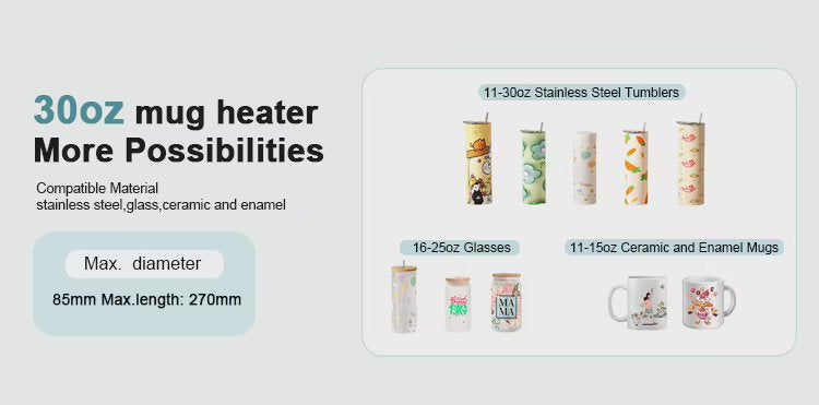 Freesub F300S Automatic Pneumatic Bottle & Mug Sublimation Heat Press Machine