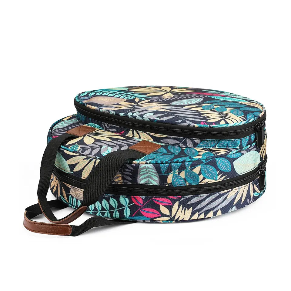Craft Stationery Circle Embroidery Needlework Storage Bag