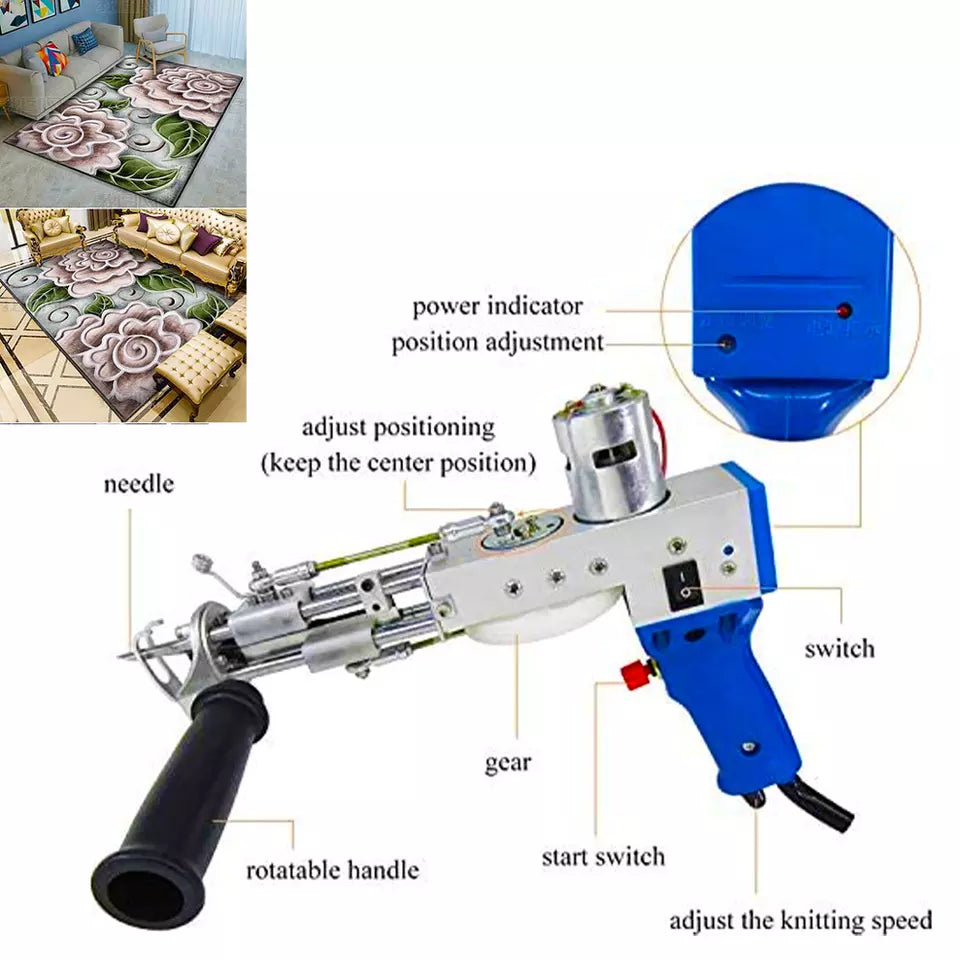 2-in-1 Tufting Gun DEMO