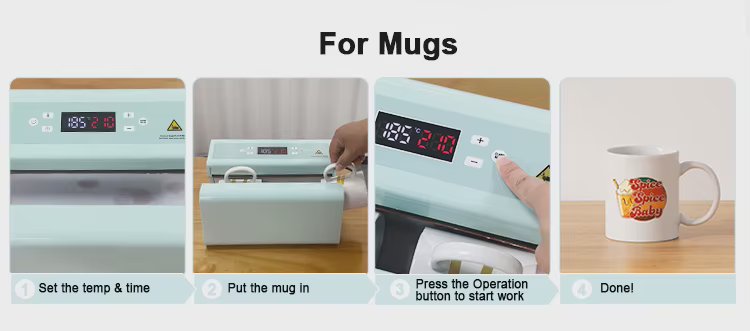 Freesub F300S Automatic Pneumatic Bottle & Mug Sublimation Heat Press Machine