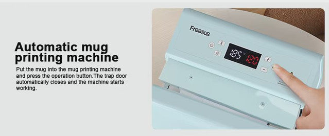 Freesub F300S Automatic Pneumatic Bottle & Mug Sublimation Heat Press Machine