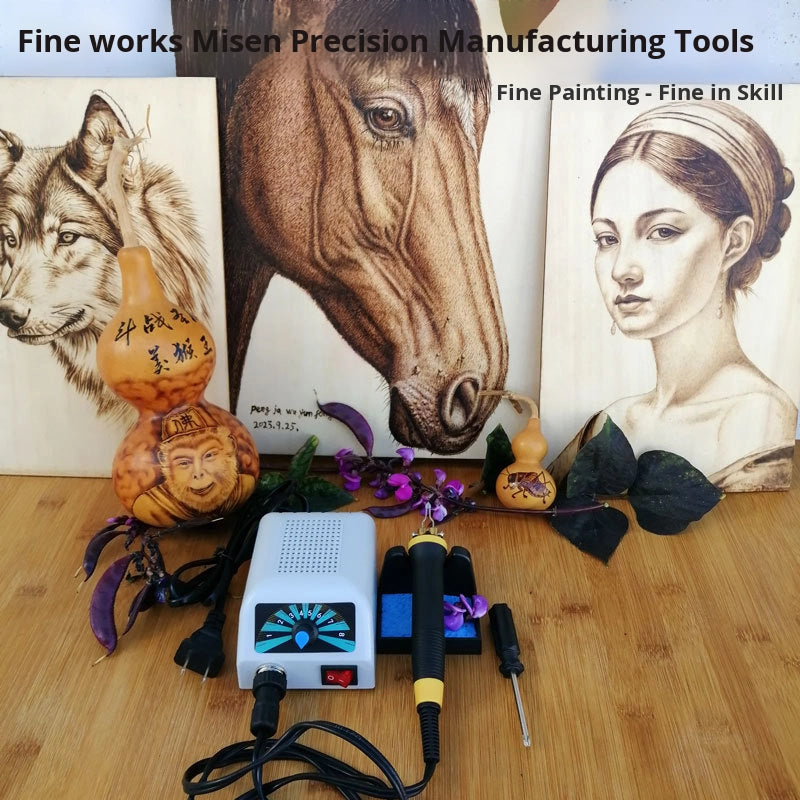 Professional Pyrography Pen Kit – Complete Wood Burning Tool Set for Beginners and Experts