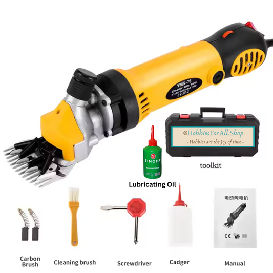 850W Sheep Shears with 13 Teeth, 6 Speeds and 2800rpm/minute includes 100ml oil