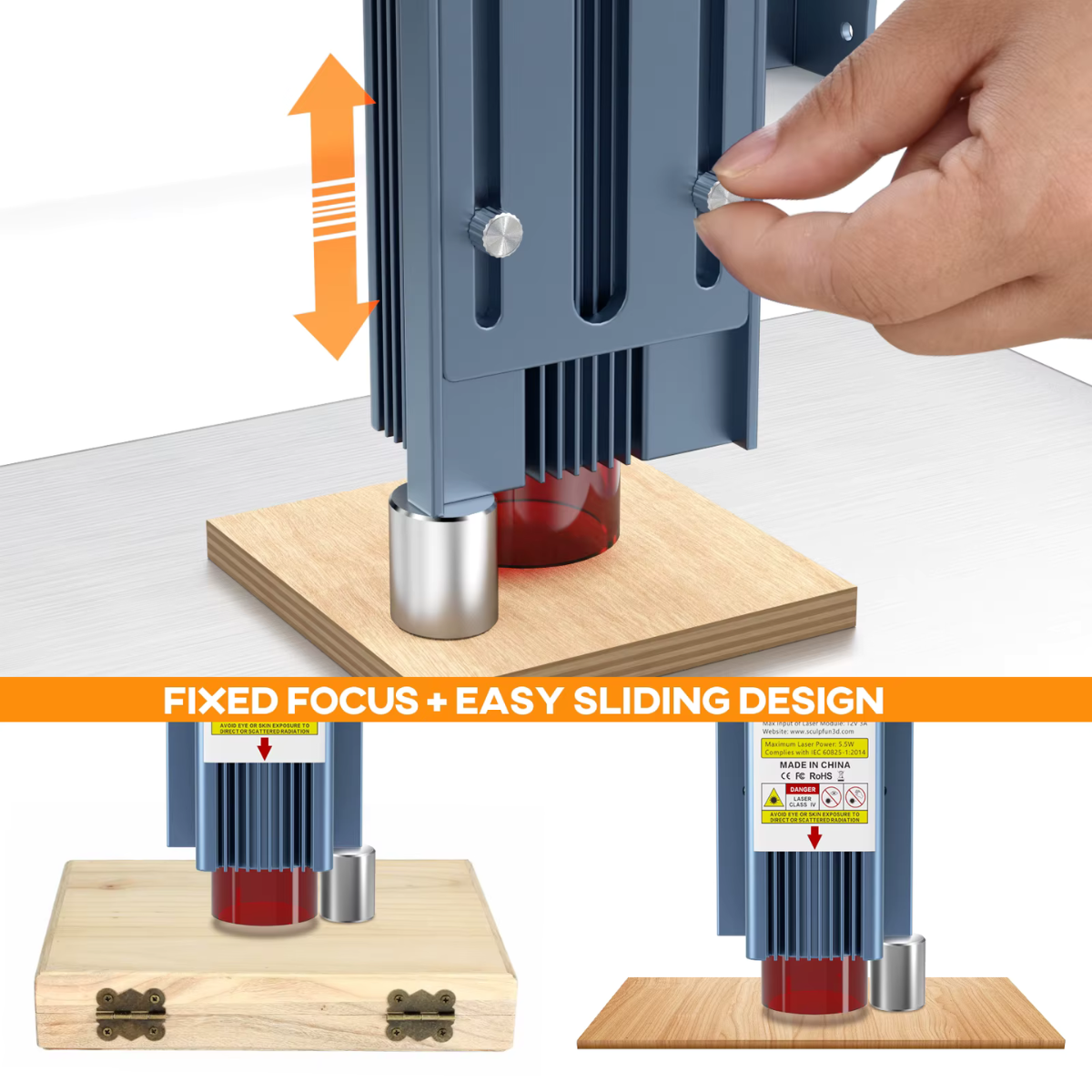 SCULPFUN S9 5.5W Professional Diode desktop laser engraving machine for wood High quality mini DIY laser engraver