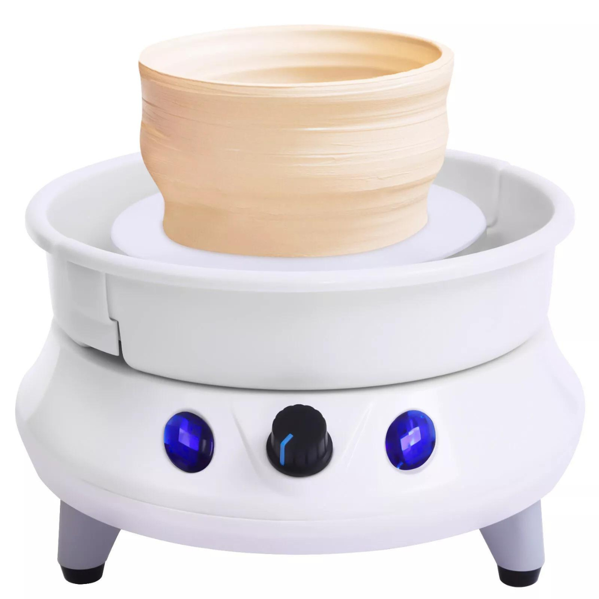 Electric Pottery Wheel Ceramic Work Clay Art Craft Machine 110V 15cm Turntable