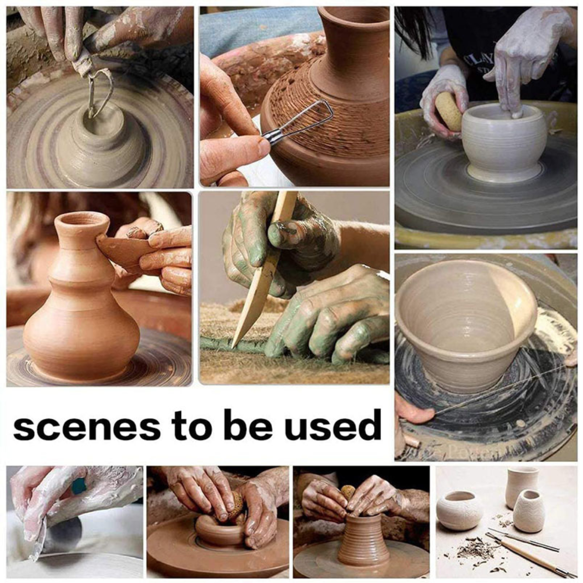 52Pcs Polymer Clay Tools Sculpting Tools Pottery Carving kit