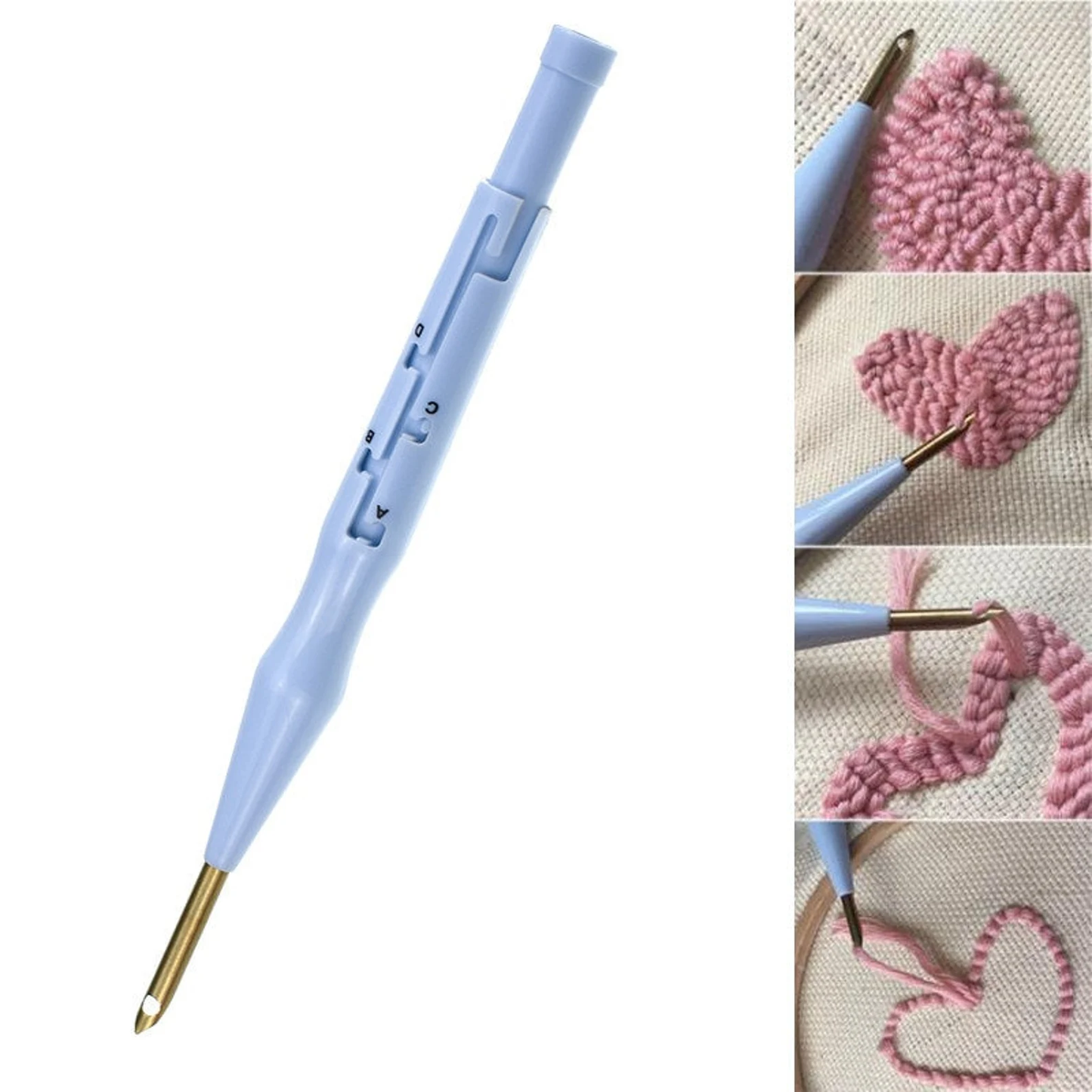 156 pce Punch Needle Kit Accessory Tools Embroidery Threads Cross Stitch
