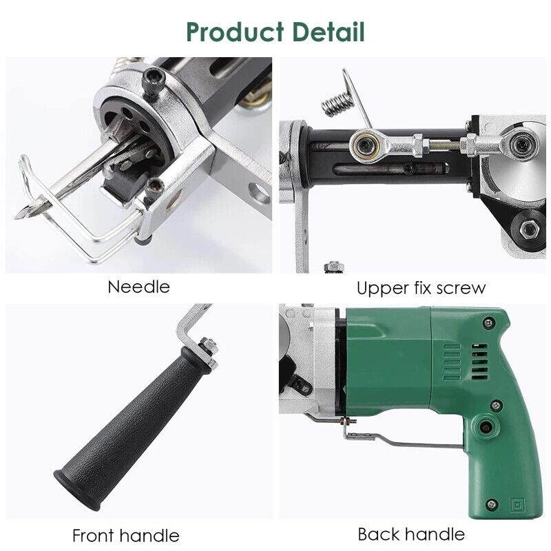 ZQ-II Professional Cut- and Loop-Pile Tufting Gun DEMO