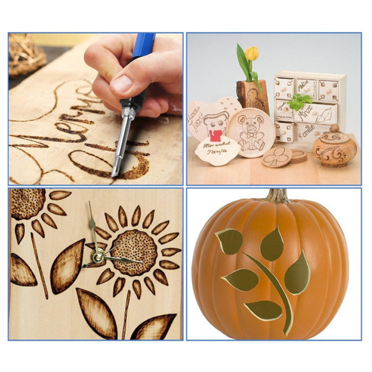 70 Pieces Wood Burning Pyrography Pen Kit