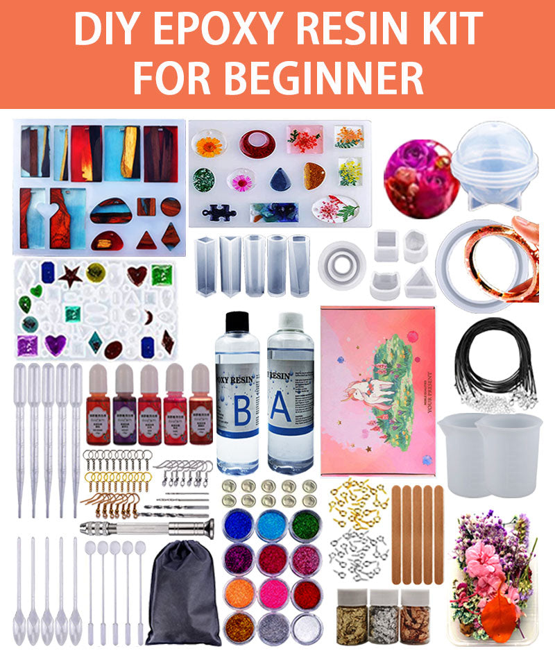 126 piece Epoxy Resin Kit Plus Silicone Wind Chime Mould
