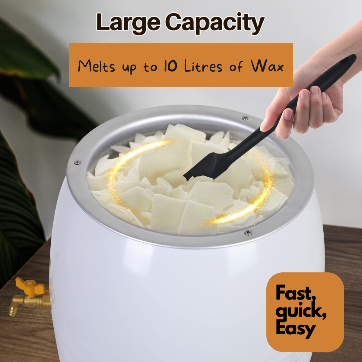 Candle Wax Melting Pot with 5 Stainless Steel Accessories - SLIGHTLY DAMAGED
