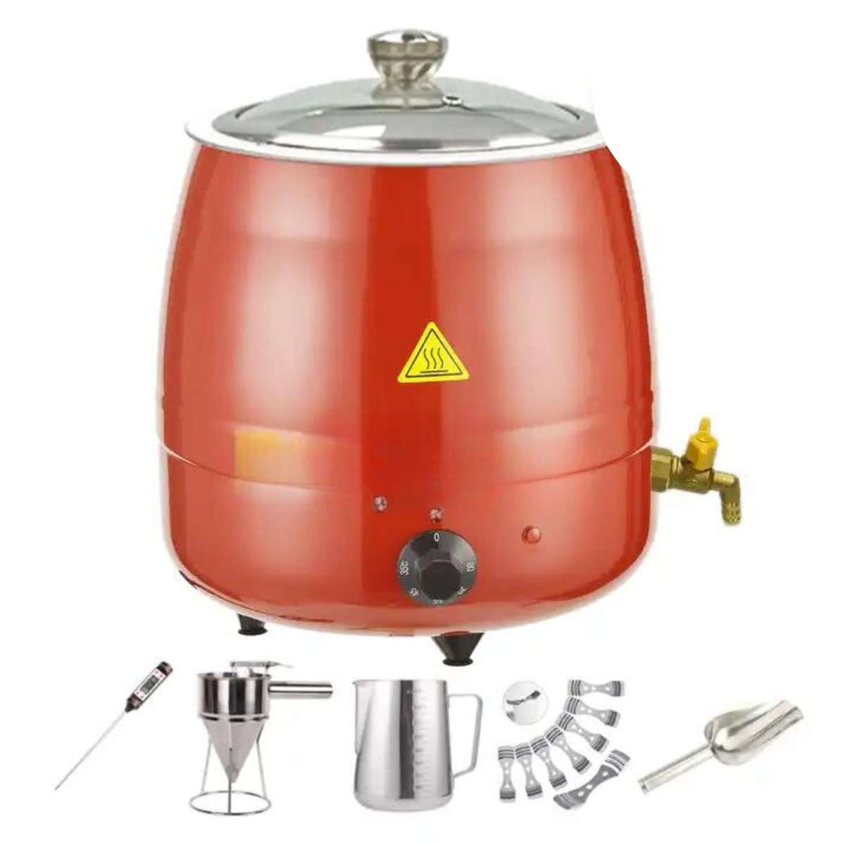 Candle Wax Melting Pot with 5 Stainless Steel Accessories - SLIGHTLY DAMAGED