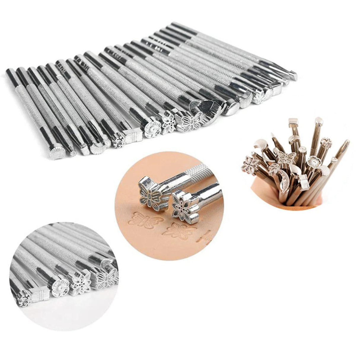 LeatherCraft Stamp Tool Kit for Leather Design