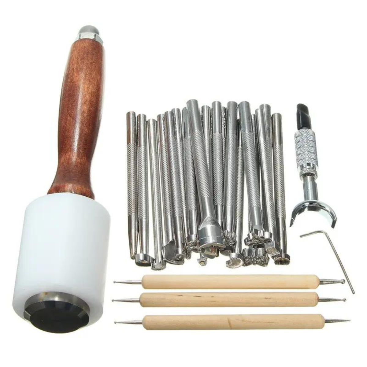 LeatherCraft Stamp Tool Kit for Leather Design