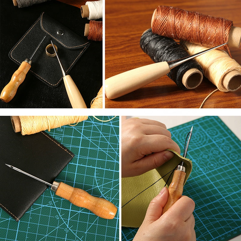 Practical Leather Craft Tool Kit with 31 Quality Pieces
