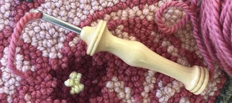 Wooden Handle Embroidery Pen Punch Needle Set