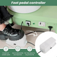 25cm Electric Pottery Wheel 350W White with Liftable Legs and Detachable Basin