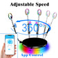 Phone or Tablet Bluetooth Slow Motion Rotating 360 Photo Booth 68cm,  80cm & 100cm with Flight Case & Props