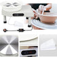 Electric Pottery Wheel 350W - White - with digital controls, foot pedal and extendable legs