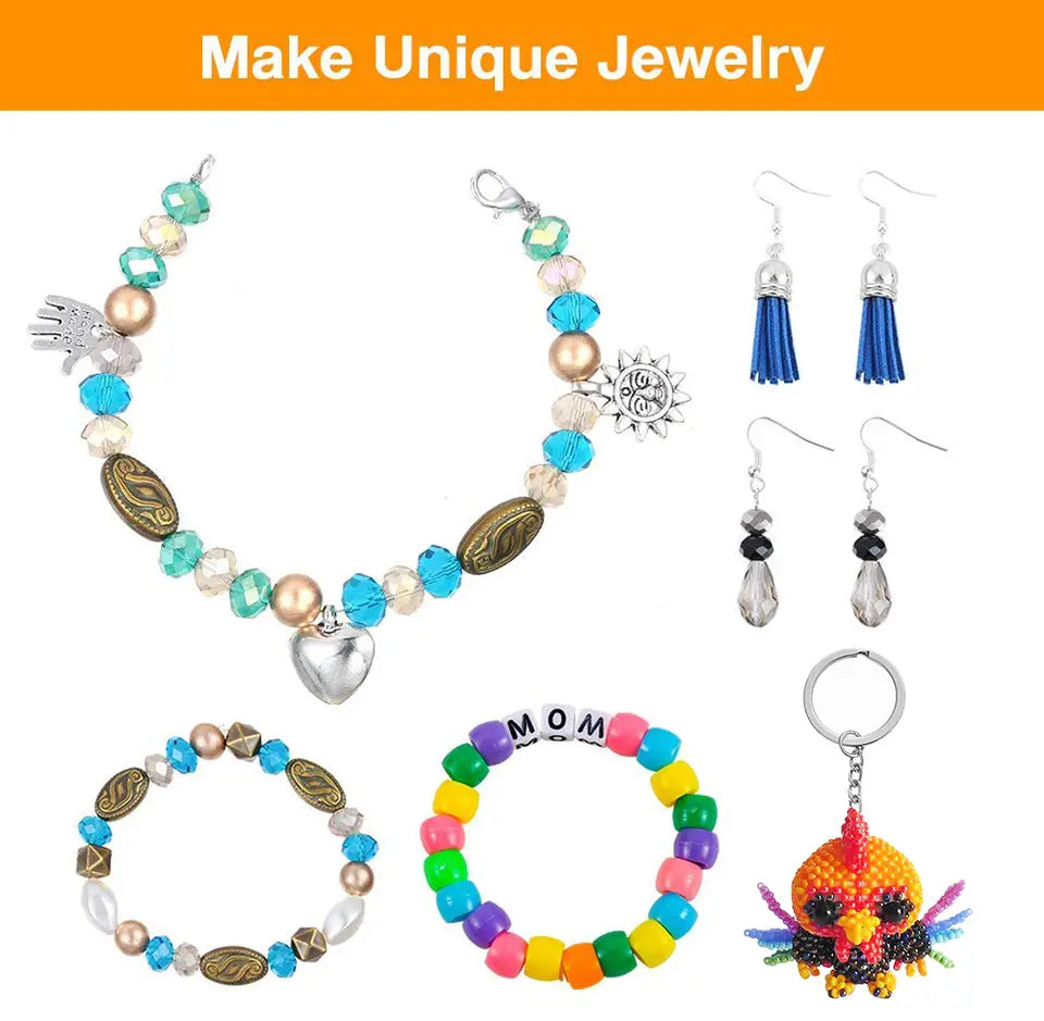 Jewellery Making Kit filled with 4655 pieces of Jewellery Making beads