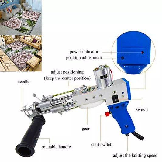 ZQ 3 Tufting Gun - Professional Pneumatic Tufting Gun With Full