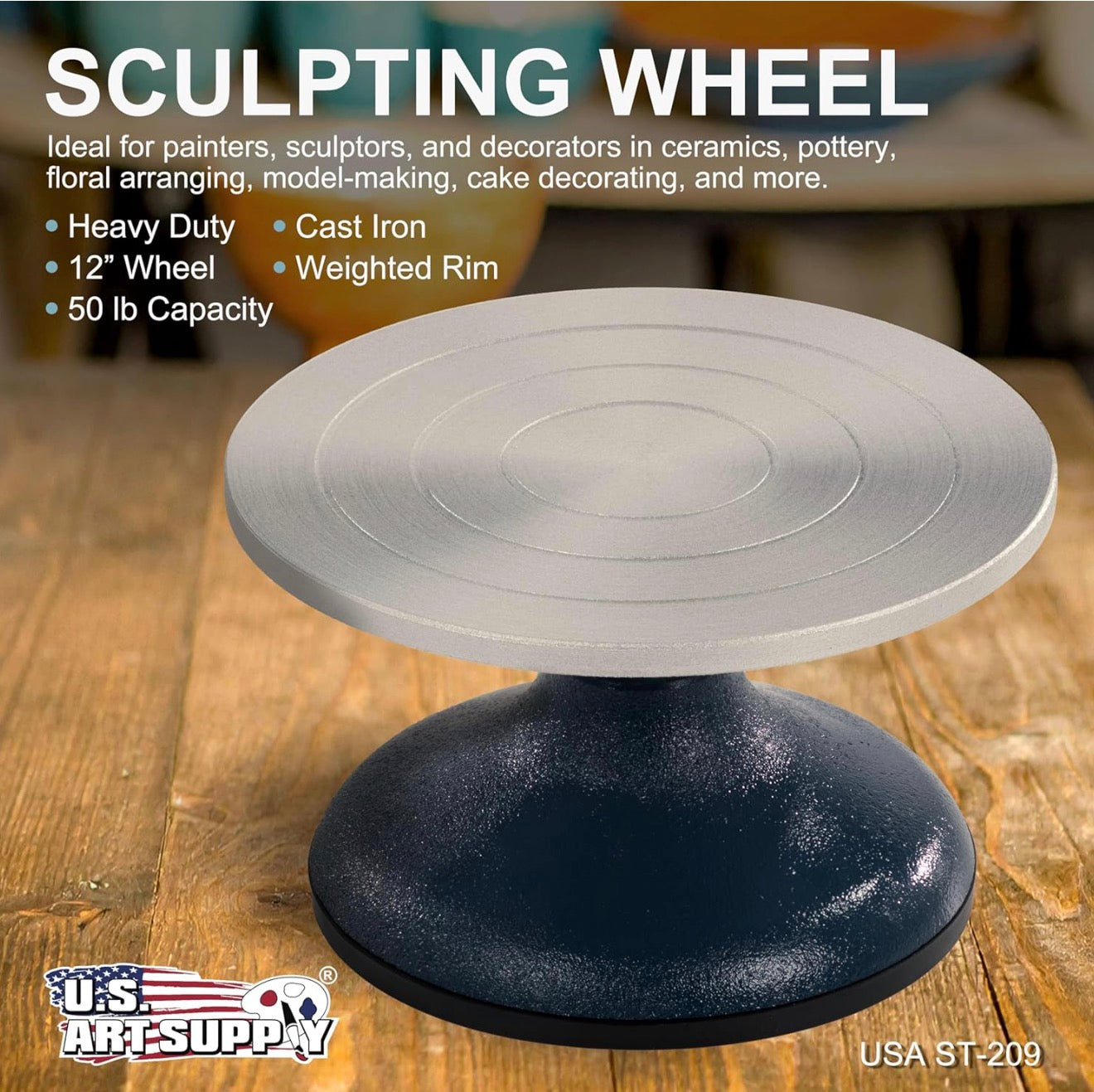 HFA Heavy Duty 30cm Sculpting Turntable with Ball Bearings