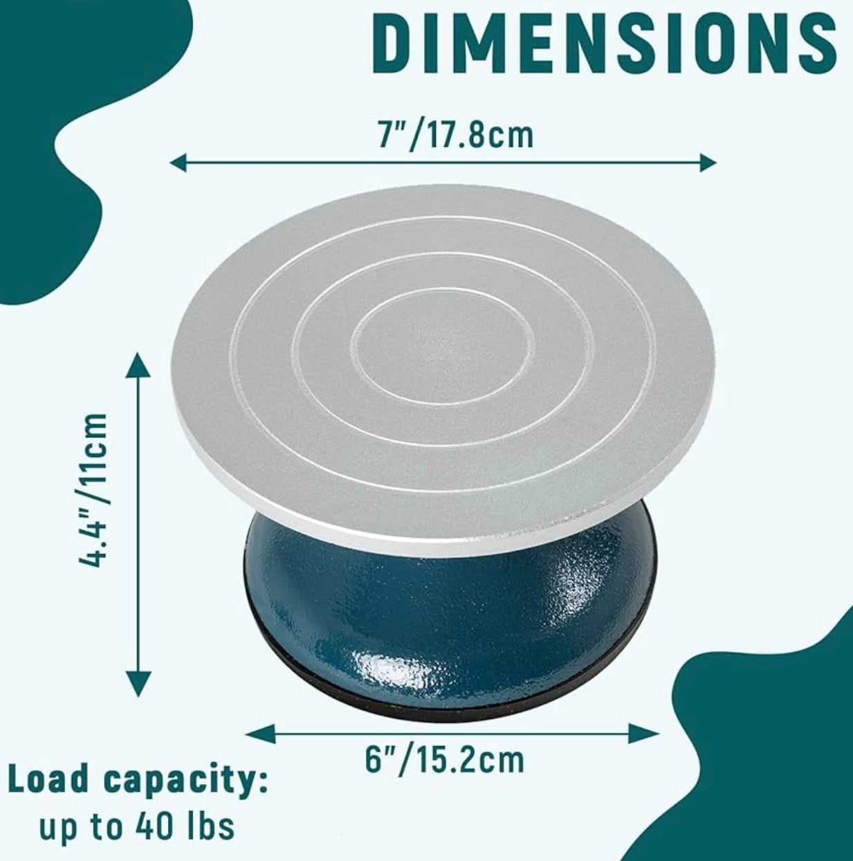 HFA Heavy Duty 30cm Sculpting Turntable with Ball Bearings