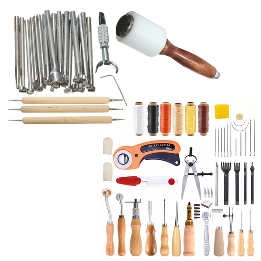 81 pce Leather Craft Tool Set - Great For Beginners & Professionals alike