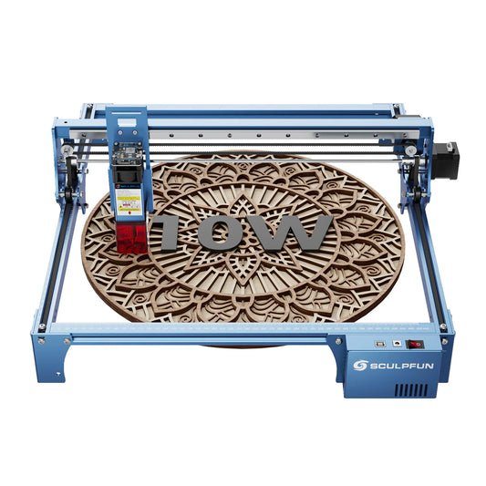 SCULPFUN S10 10W Diode DIY Laser Engraving Machine