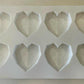 Silicone Heart Mould 8 Cavity