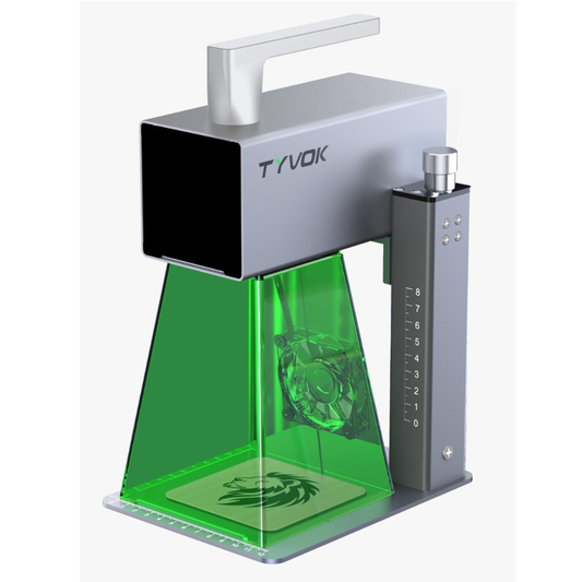 TYVOK P2 Compact Galvo Laser Engraver for Gifts, Tags & Leather