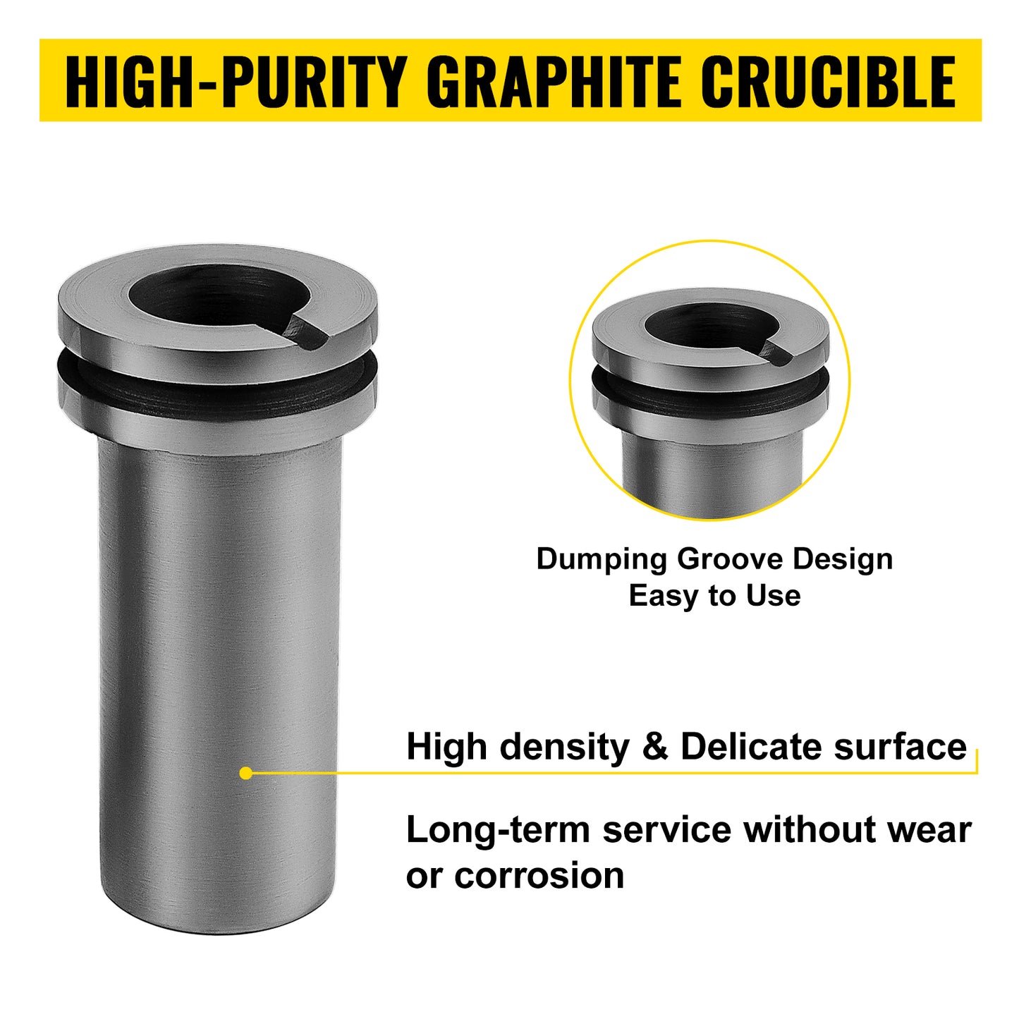 CRUCIBLE FOR 3KG ELECTRIC FURNACE