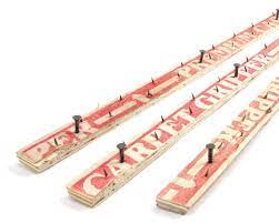 Carpet Tack Strip for laying Carpets or making a Tufting Frame