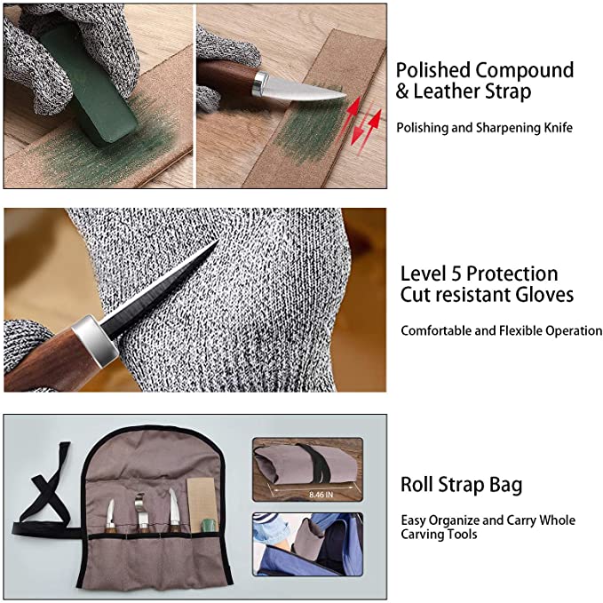 Ultimate Wood Sculpting Kit - Whittling kit plus Wood Burning Kit in one