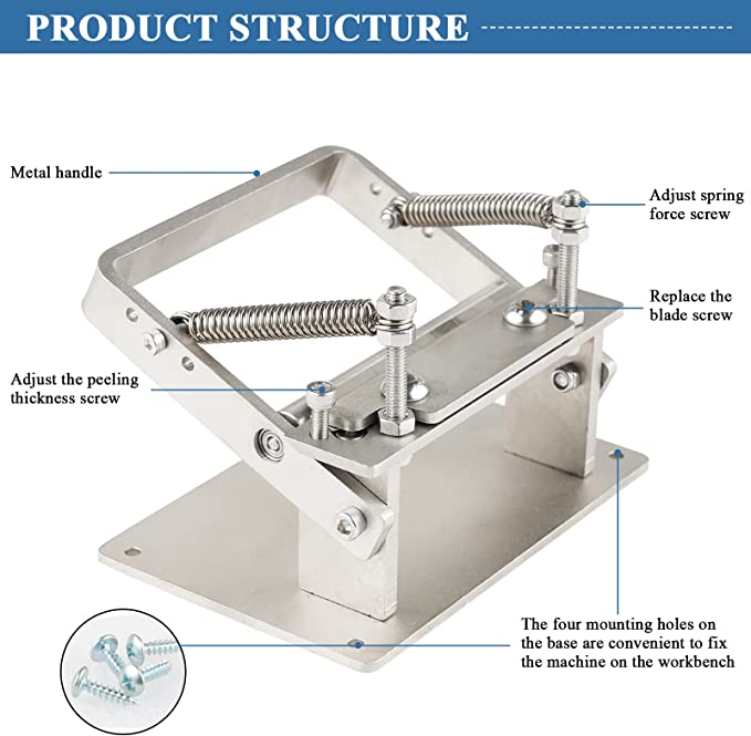 Small Manual Leather Splitting Peeling Machine