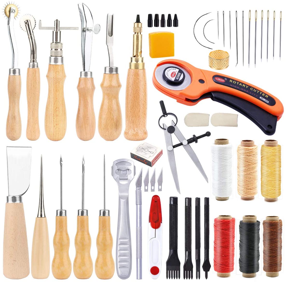 Best Seller 53 piece LeatherCraft Tool Kit