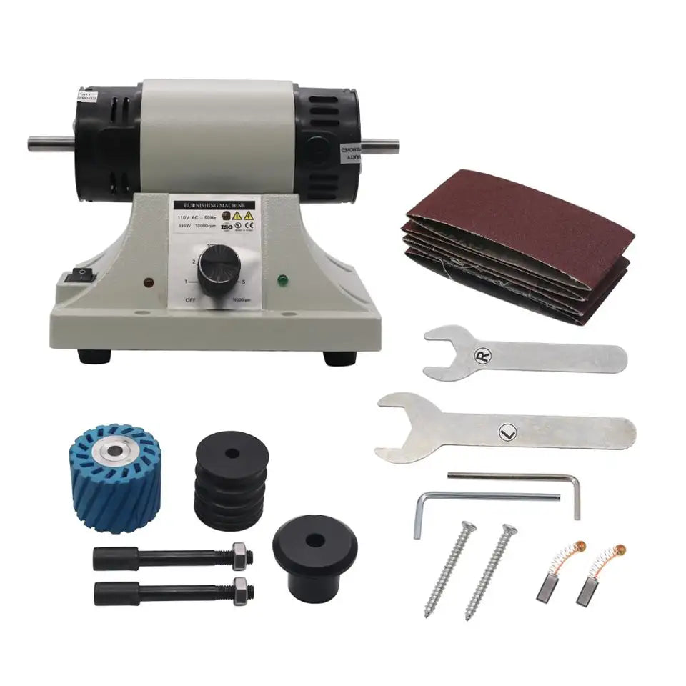 Leather Polishing Burnishing Machine, Leather Edge Grinding Kit