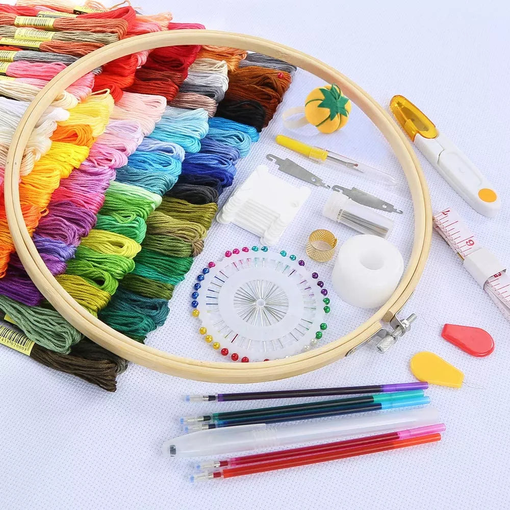 215 Piece DIY Embroidery Starter Kit