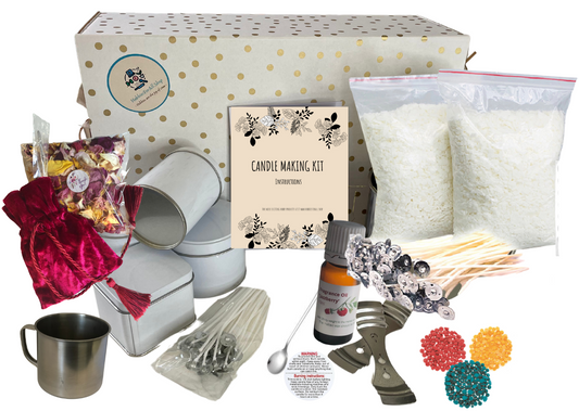 Designer Candle Making Kit with a Romantic Flare
