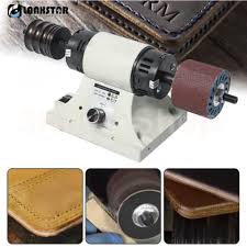 Leather Polishing Burnishing Machine, Leather Edge Grinding Kit